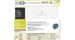 Desktop Screenshot of dupasl.es