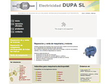 Tablet Screenshot of dupasl.es